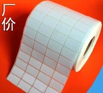 Wholesale coated barcode paper 25*15mm*15000 sheets of label paper barcode printing paper self-adhesive paper