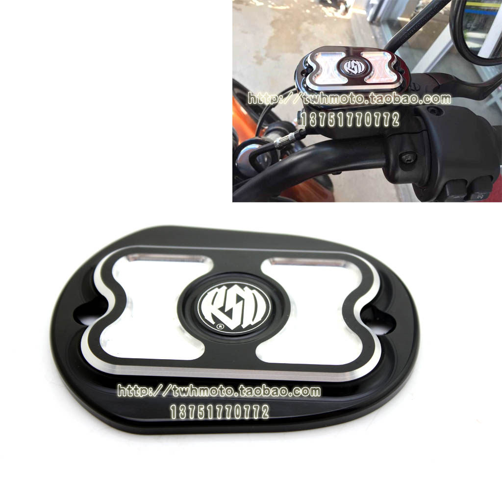Suitable for Harley XL883 XL1200 X48 X72 front brake upper pump cover hydraulic pump cover RSD brake cover