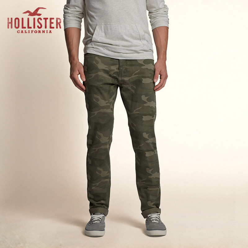 Hollister 5 口袋紧身斜纹布裤装 男 82599