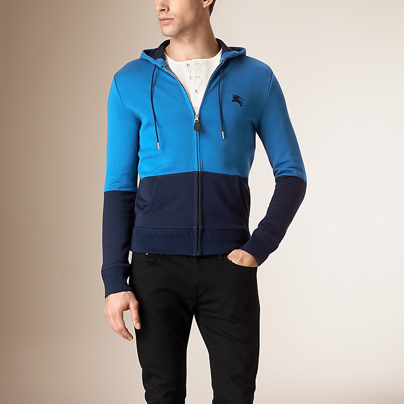 BURBERRY/博柏利拼色连帽棉质上衣 40067641