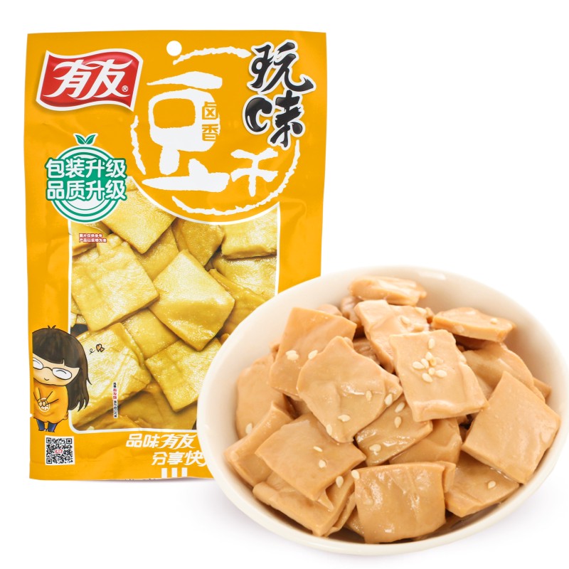 【天猫超市】有友 卤香豆干 100g/袋 重庆特产零食麻辣小吃零食○