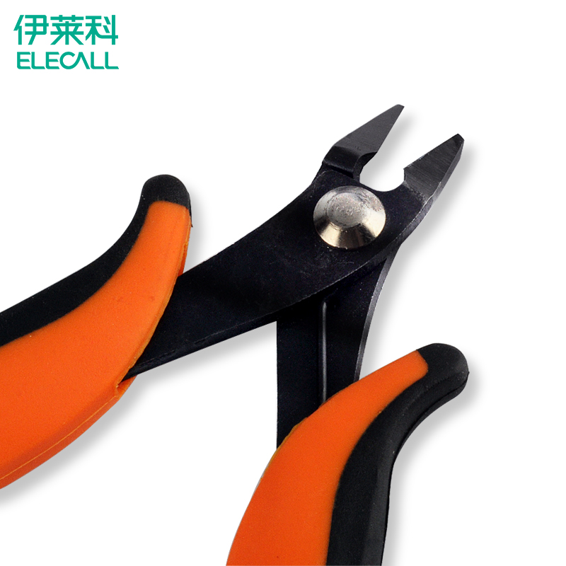 Elaike electronic shear pliers Electronic electrical maintenance Plastic Qi shear pliers Oblique mouth pliers Flat mouth labor-saving pliers Wire shear pliers