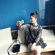 Áo thun nữ chấm bi cỡ lớn rộng rãi. áo vest nữ dáng dài Cộng với kích thước quần áo