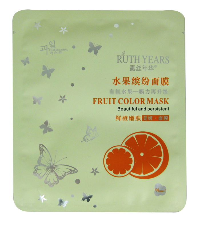 露丝年华 水果缤纷面膜贴鲜橙嫩肤30g*1片保湿亮肤色20片包邮