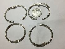 Nickel plated iron ring 2*30mm (inner diameter size) open ring key ring key ring