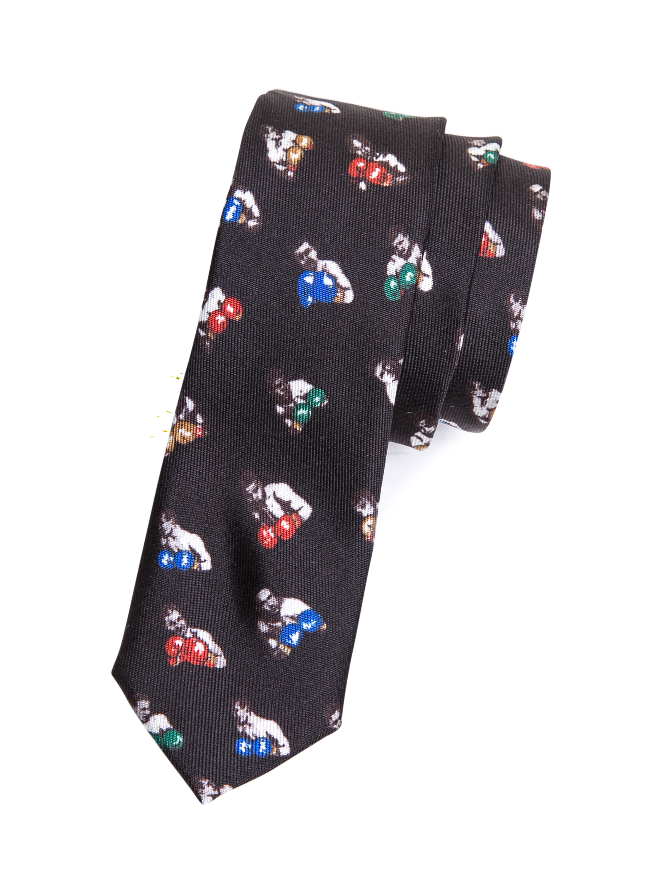 Dolce&Gabbana 黑色运动主题领带