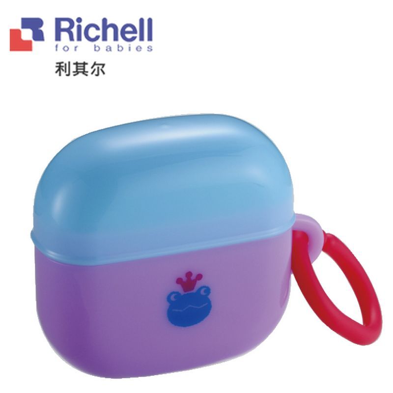 Richell/利其尔宝宝儿童圆形饼干盒便携零食盒 R981146