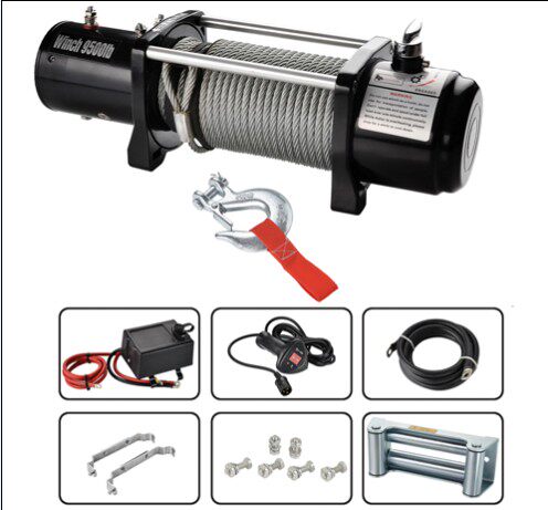 Off-road car retrofit 9500 lbs electric winch Cherokee winch suitable for various models platinum Ri