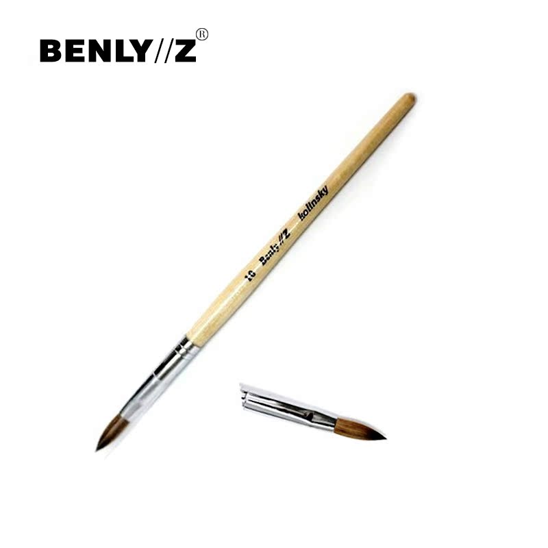 美甲用品美甲雕花水晶笔水晶粉10#进口全貂毛制作benlyz商城特价