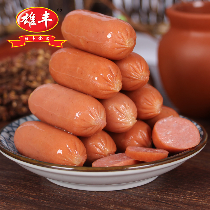 Xiongfeng crisp sausage 500g packed with small sausage hot pot hemp hot and close to the east cooking ingredients wholesale Smoked sausage