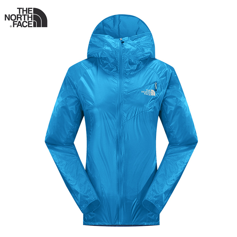 THE NORTH FACE/北面2015户外女款防晒超薄 皮肤风衣 CW36