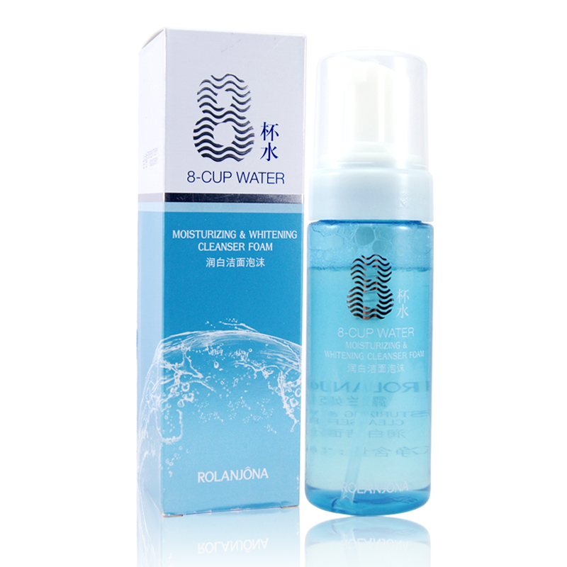 ROLANJONA/露兰姬娜八杯水水肌润白洁面泡沫160ml 保湿补水洗面奶