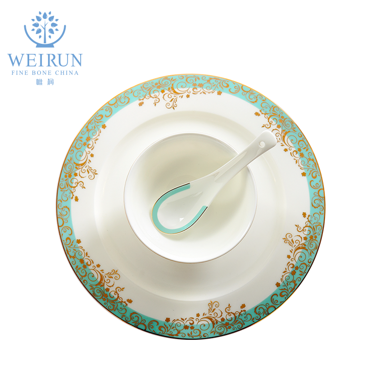 Only embellish dishes item ipads porcelain tableware home dishes with Chinese style eat bowl chopsticks dishes an inset jades item rainbow such use