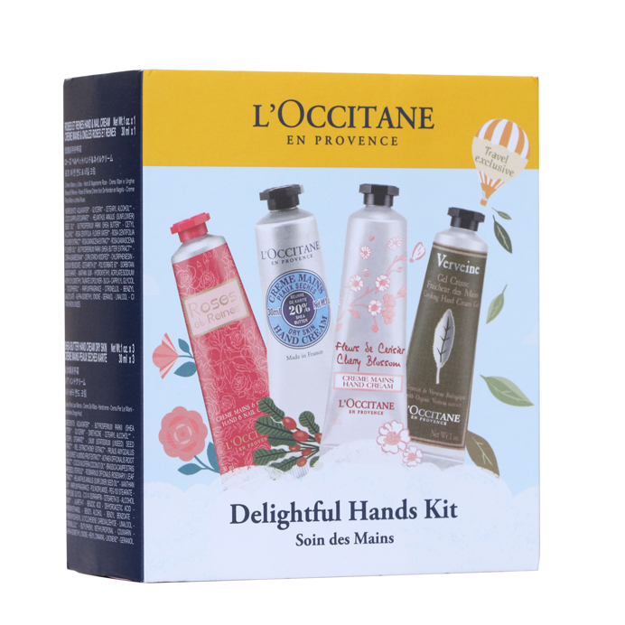 L'occitane/欧舒丹 护手霜限量礼盒套装30ml*6支装 赠丝蓓绮发膜