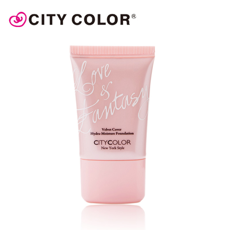 city color完美隐形粉底液 遮瑕保湿美白粉底霜 控油防晒正品彩妆