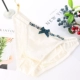 [Lấy 4 trừ 1] Ngọt ngào Nhật Bản sexy băng lụa nữ quần lót lọt khe cạp thấp nơ hoa tan trong nước - Giống cái