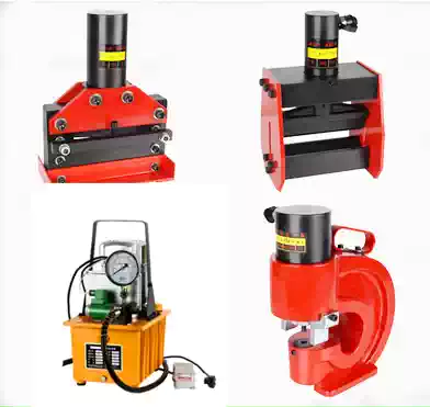 Portable bus bar processing machine hydraulic punching machine cutting machine bending machine bus row processing machine copper row processing machine