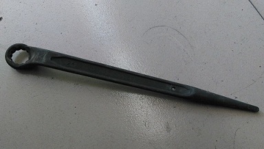 KING Ace Chrome Vanadium Steel Single mouth pointed tail plate hand black heavy plate hand 17-46