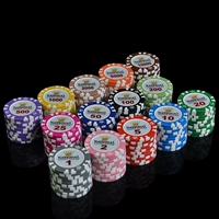 Chip Coin Texas Holdem Baccarat Black Jack 21 điểm Stud Roulette Treasure Mahjong Thẻ phòng cờ vua - Các lớp học Mạt chược / Cờ vua / giáo dục bộ cờ vua cỡ lớn