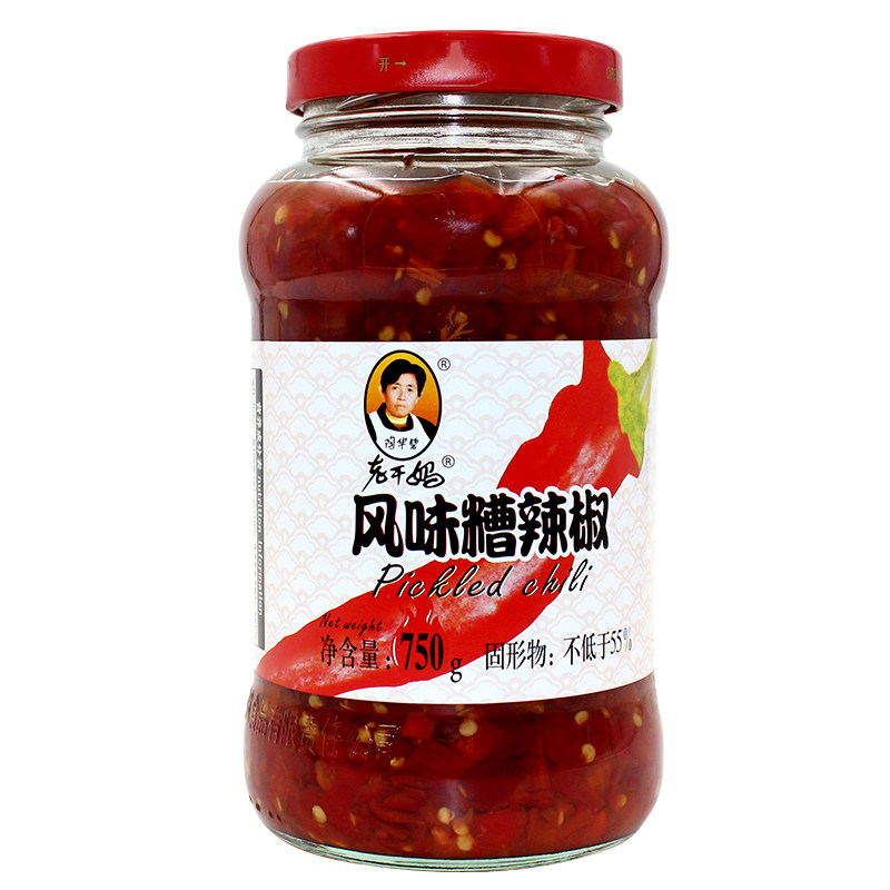 【天猫超市】陶华碧老干妈 风味糟辣椒750g辣椒酱下饭酱调味料○