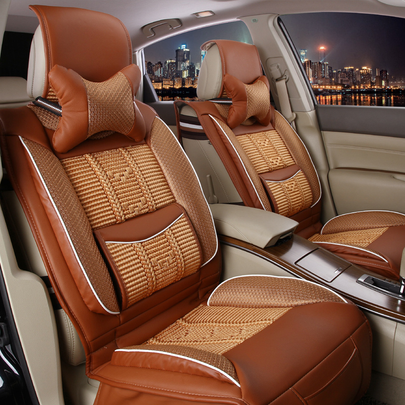 广汽菲亚特菲翔专用座套四季通用致悦夏季透气冰丝新皮坐垫套全包