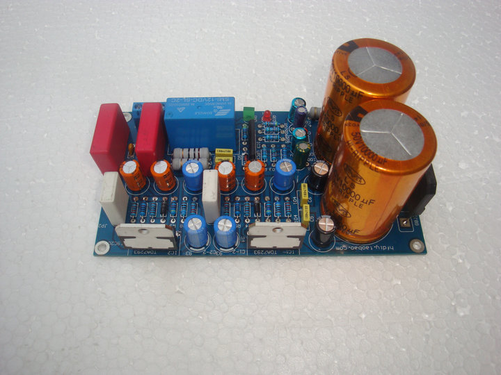 New boutique TDA7293 2 * 100W stereo pure rear power amplifier board tone board preferential special price