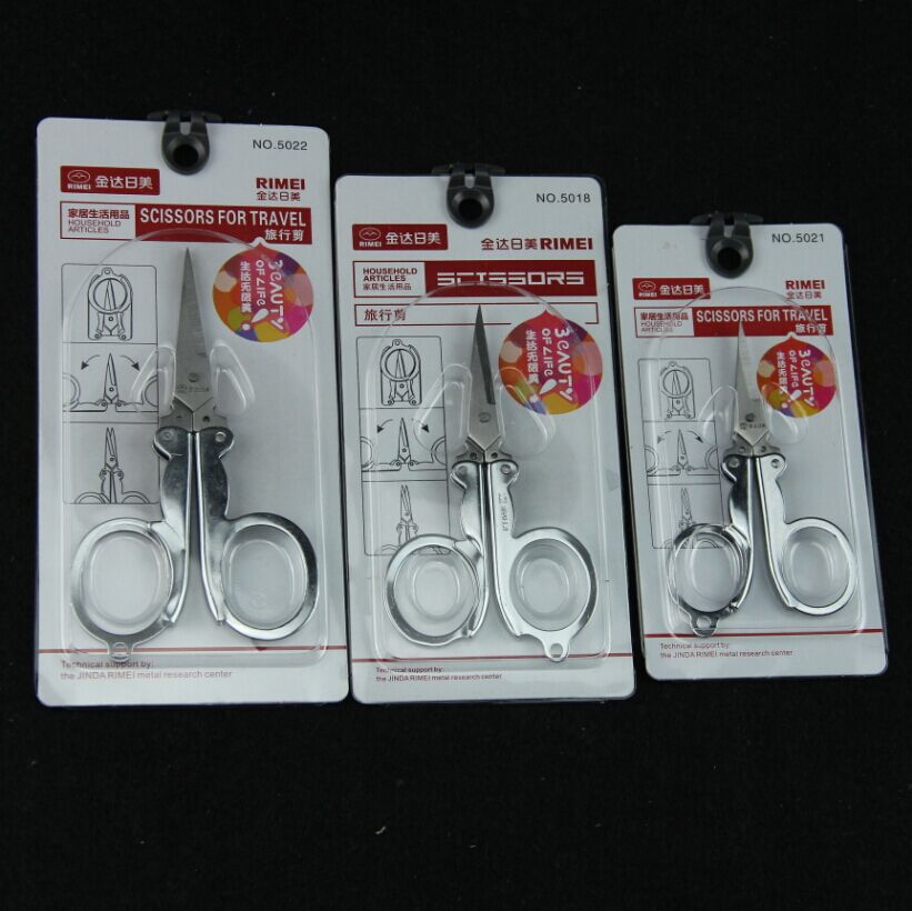 Day Beauty 5021 Premium Stainless Steel Folding Outdoor travel small scissors 5018 Mini scissors 5022