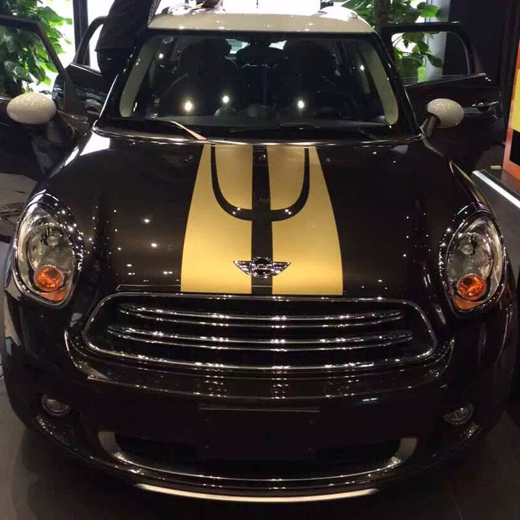 2014款宝马mini countryman贴纸 乡下人专用车贴 R60机盖车尾一套