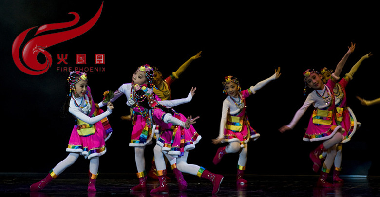 Tibetan toddler dance for women's dance 
