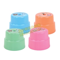 Fashion Cartoon Thickened Children Plastic Stools Adults Bathroom Non-slip Small Bench Round Bench Short Bench Feet Home Chairs