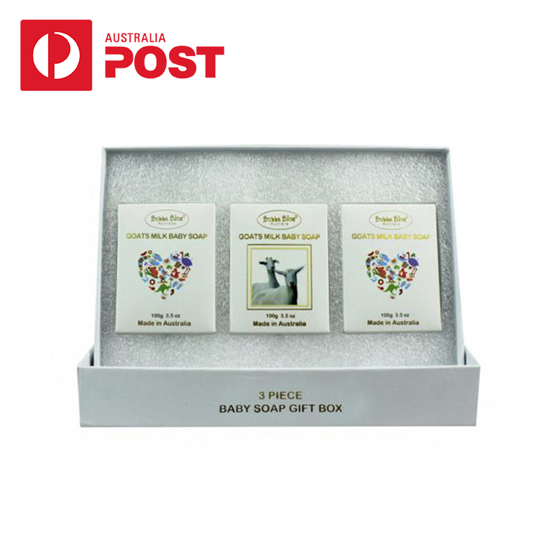 Bubba Blue第三代婴儿护肤品 纯山羊奶手工皂100g*3块装