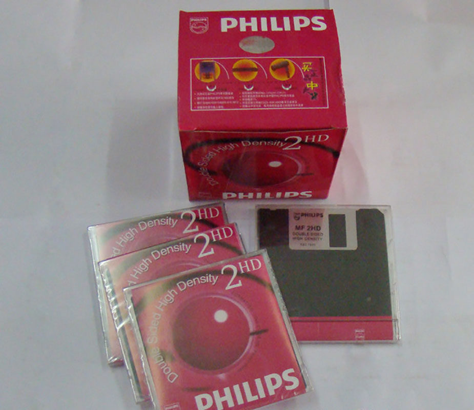 Phillips Philips floppy disk a embroidered disk disk 3 5 inch 1 44M single pack 10 boxes