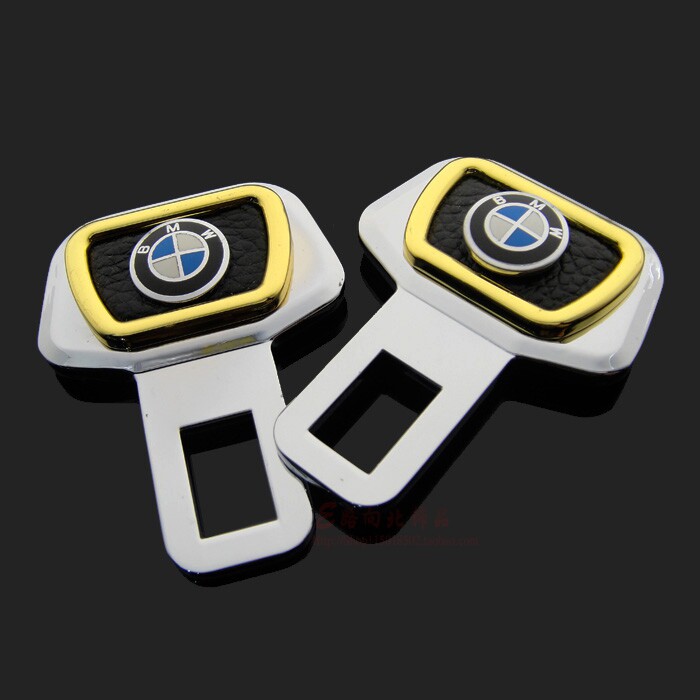 真皮宝马安全带卡夹新3系5系7系X1X3X5X6汽车保险带卡扣插销卡夹