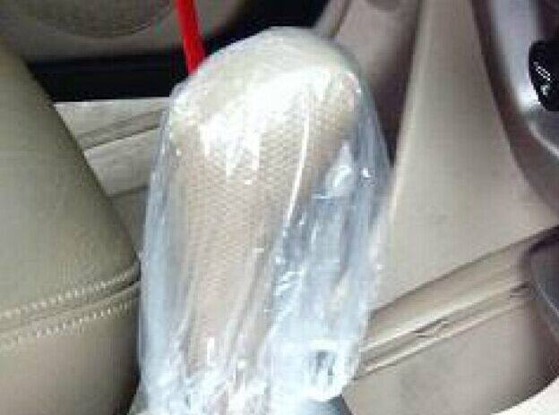 Disposable car gear lever cover maintenance plastic gear lever cover disposable gear cover 1000