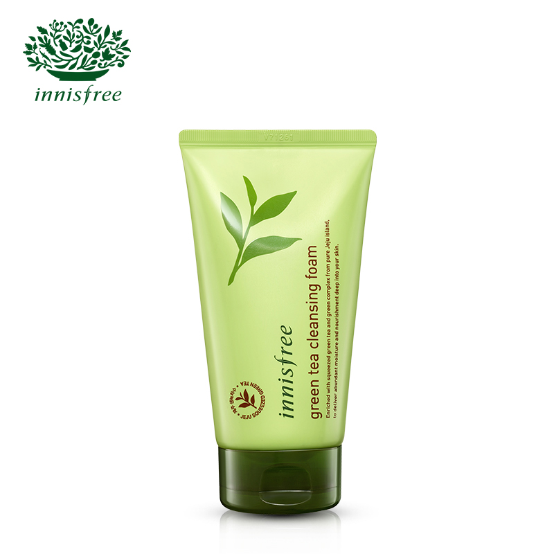 innisfree/悦诗风吟绿茶精萃保湿洁面膏 洗面奶 深层清洁补水男女