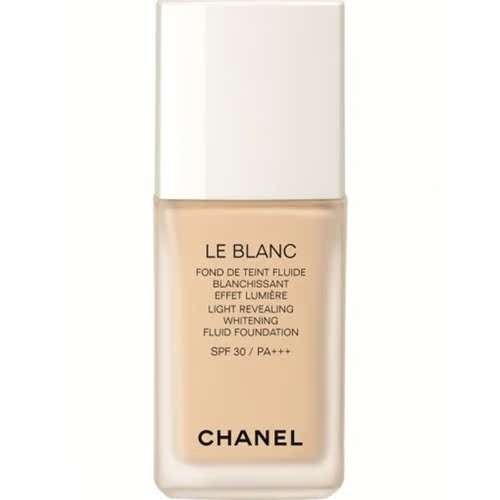 CHANEL香奈儿 臻白 粉底液 SPF30 30ml 珍珠光感白皙 水润妆感