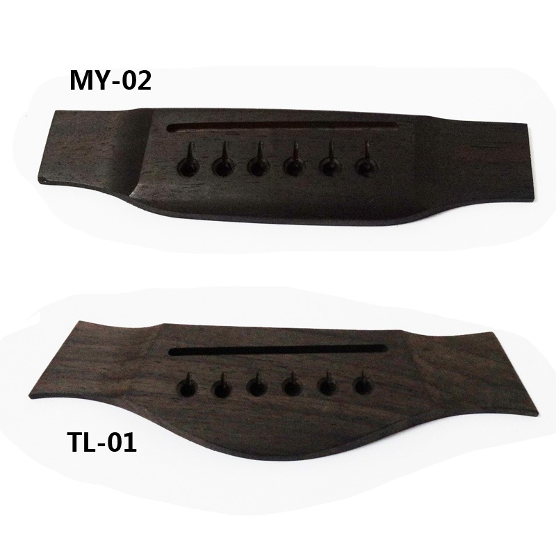 Acoustic guitar piano code bridge Rosewood code Acoustic guitar string pull plate