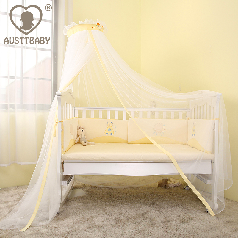AUSTTBABY 澳斯贝贝 婴儿落地蚊帐 带支架儿童床蚊帐 宝宝蚊帐