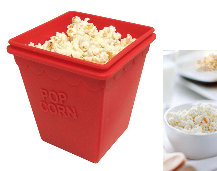Export AS SEEN ON TV TV shopping silicone popcorn bucket for yourself to make popcorn