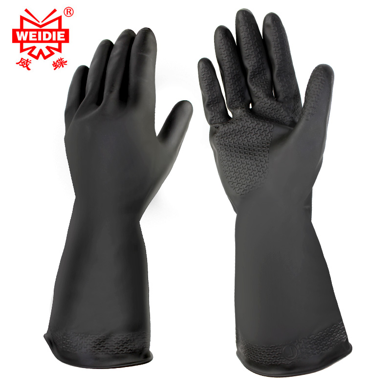 Tmall Weidie 34CMA-1 industrial acid and alkali resistant rubber waterproof labor insurance gloves grinding non-slip latex gloves resistant