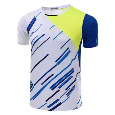 New badminton suit single coat badminton suit T-shirt men's and women's top sportswear tennis