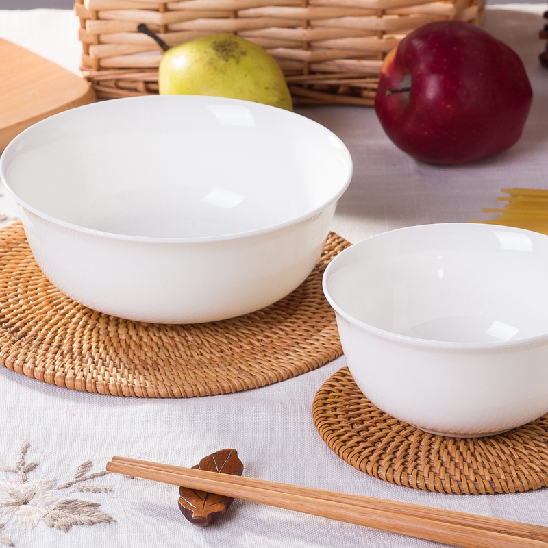 Jingdezhen household pure white ipads bowls small bowl admiralty Chinese rainbow such as bowl bowl of ceramic tableware rice bowls