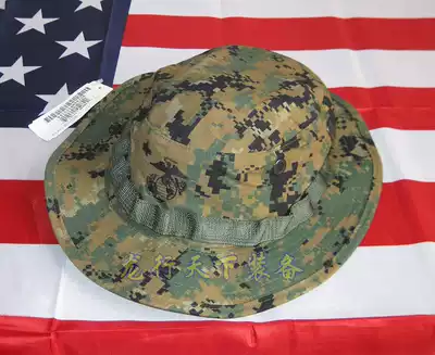 Native to the United States, the new public-issued military version of the USMC Boonie Benny hat, round-brimmed hat, Jungle digital cluster, digital cluster