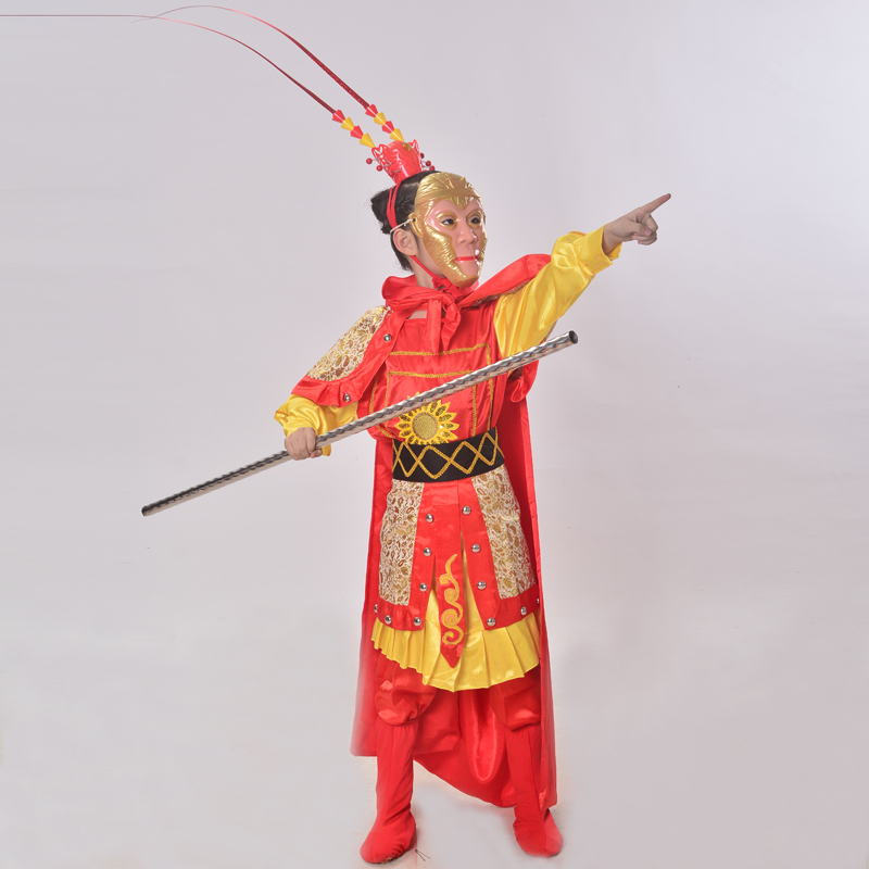 Children Sun Wukong Clothing Cosplay Westward Journey Gold Hops Forum Monkey King Adult Full Suits