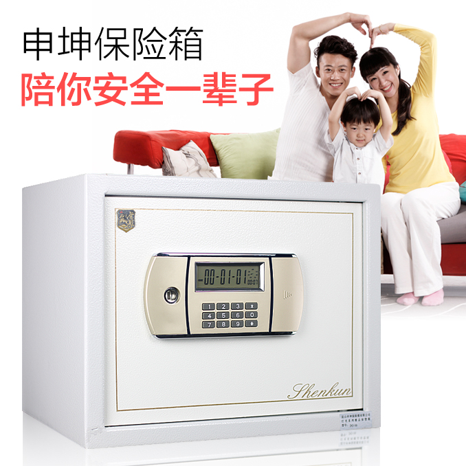 Shin Kun Safe Deposit in Wall Full Steel Safe Home DG-30 Electronics 30cm High