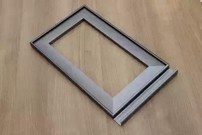 Mirror frame door aluminum alloy frame wine cabinet door overturned door integral cabinet glass door mirror frame cabinet door aluminum alloy frame integral cabinet door