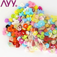 AYY Кнопка DIY Смешанная домашняя детская одежда мультфильм -пряжка детская ручная украшение многократных кнопок картин