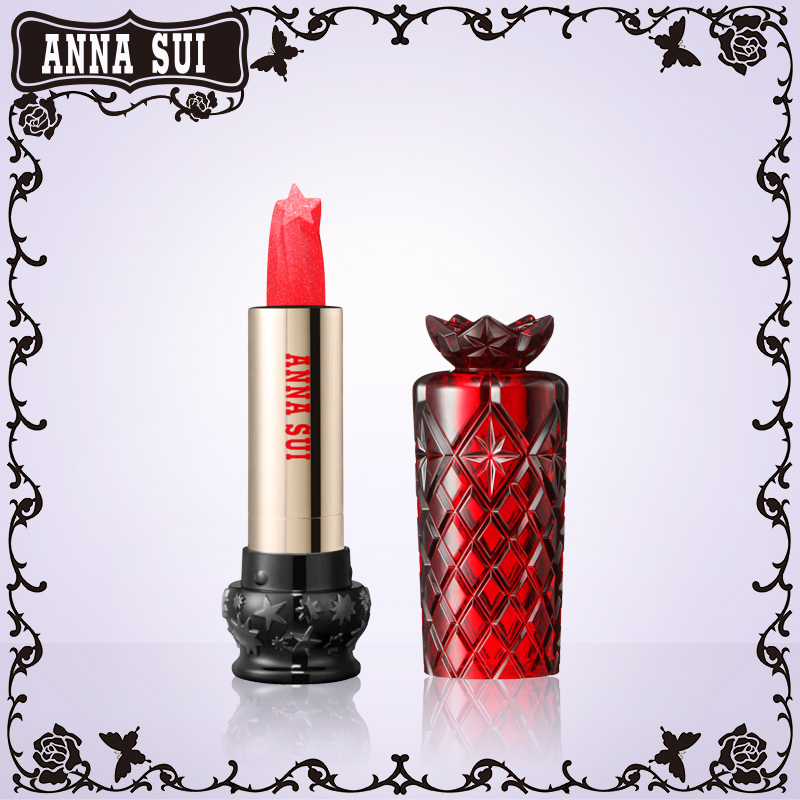 Anna sui/安娜苏 红宝石星彩唇膏 保湿不易脱色持久口红3g