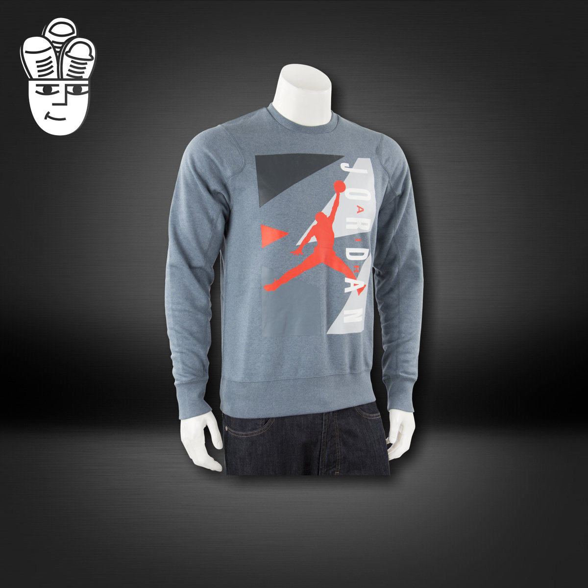 Air Jordan Block Fleece Crewneck AJ男子圆领套头衫 运动卫衣