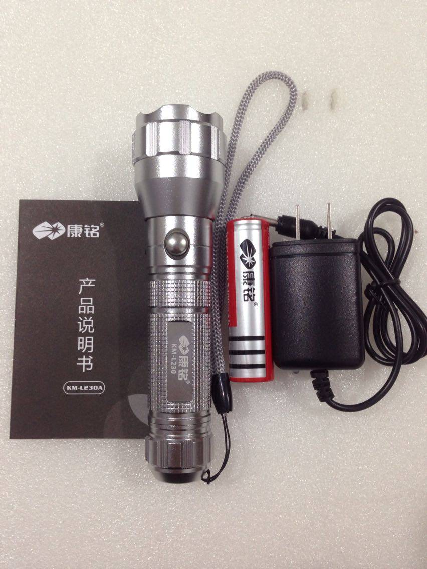Connameplate KM-L230A intense light flashlight superbright far-shooting charging outdoor lighting flashlight luminaire